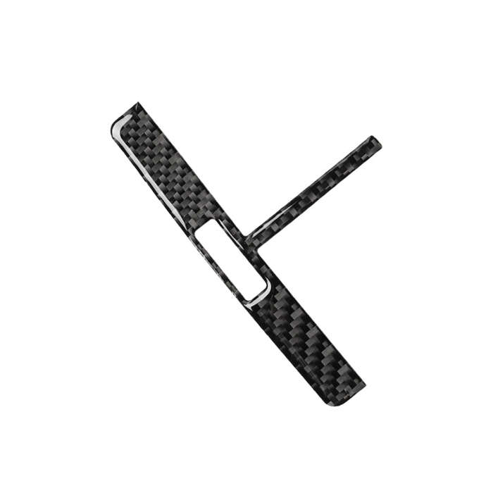Car Carbon Fiber Rear Seat Air Outlet Panel Decorative Sticker for Audi A6 2005-2011, Left and Ri...