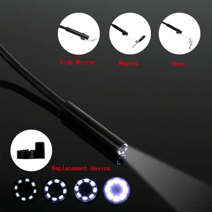 P20 4.3 Inch Screen Display HD1080P Inspection Endoscope with 8 LEDs, Length: 5m, Lens Diameter: ...