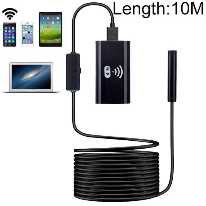 F99 HD Mobile Phone Endoscope, 8mm Waterproof Pipe Endoscope, Wifi Version, Flexible Cord, Length...