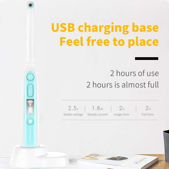 i401 2.0MP HD Camera Wireless Dental Inspection Endoscope with 8 Adjustable LEDs, IP67 Waterproof