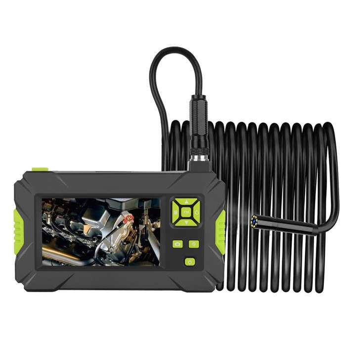 P30 8mm IP67 Waterproof 4.3 inch HD Portable Endoscope Hard Cable Industrial Endoscope, Cable Len...