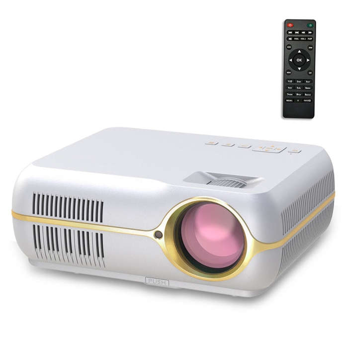 DH-A10 5.8 inch LCD Screen 4200 Lumens 1280 x 800P HD Smart Projector with Remote Control,Android...
