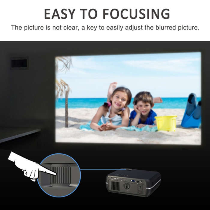 DH-A10 5.8 inch LCD Screen 4200 Lumens 1280 x 800P HD Smart Projector with Remote Control,Android...