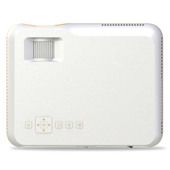 DH-A10 5.8 inch LCD Screen 4200 Lumens 1280 x 800P HD Smart Projector with Remote Control,Android...