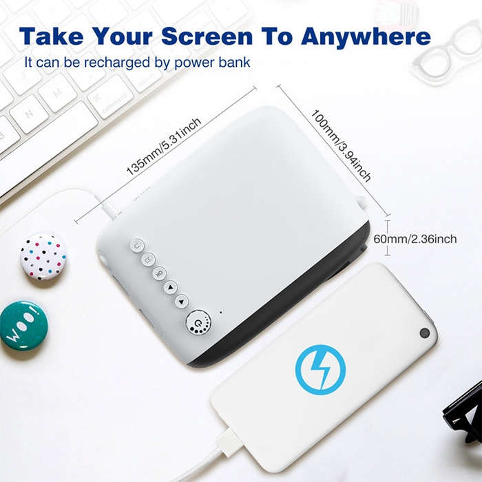 YG200 Portable LED Pocket Mini Projector AV SD HDMI Video Movie Game Home Theater Video Projector...