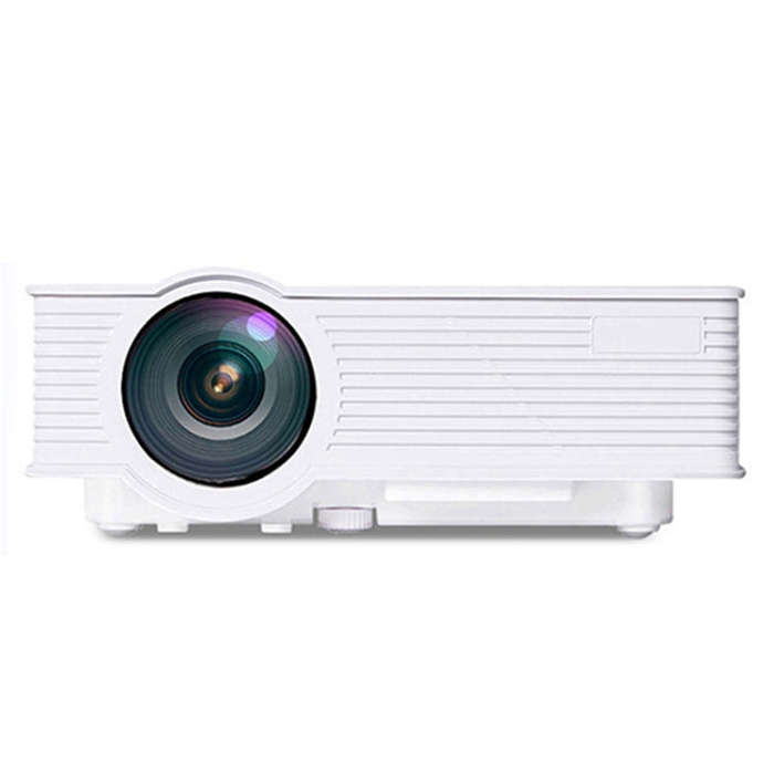 LY-40 1800 Lumens 1280 x 800 Home Theater LED Projector with Remote Control, EU Plug (White)
