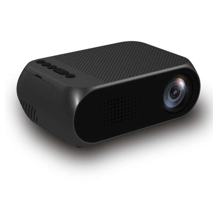 YG320 320*240 Mini LED Projector Home Theater, Support HDMI & AV & SD & USB(Black)
