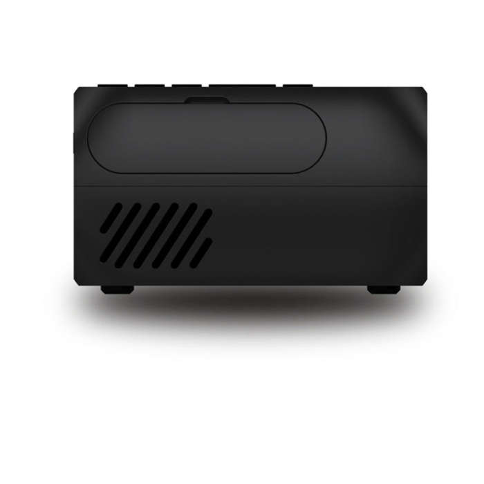 YG320 320*240 Mini LED Projector Home Theater, Support HDMI & AV & SD & USB(Black)