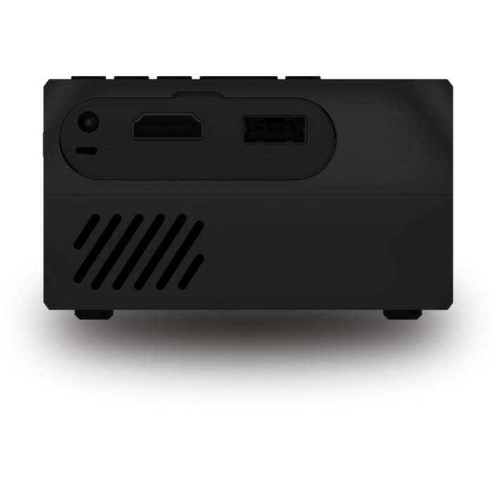 YG320 320*240 Mini LED Projector Home Theater, Support HDMI & AV & SD & USB (Black)