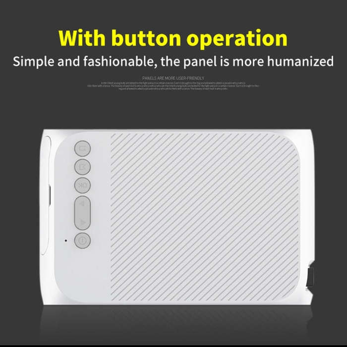 YG320 320*240 Mini LED Projector Home Theater, Support HDMI & AV & SD & USB (White)