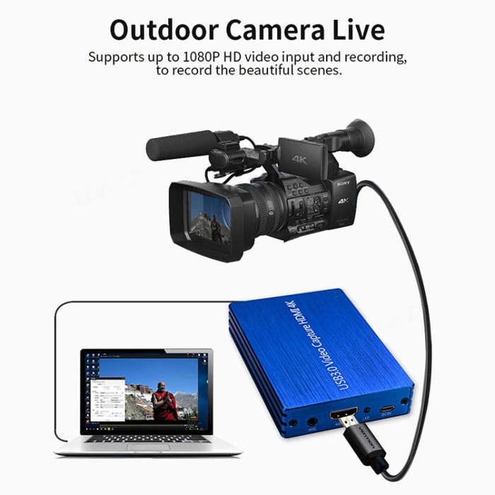 NK-S300 USB 3.0 HDMI 4K HD Video Capture Card Device