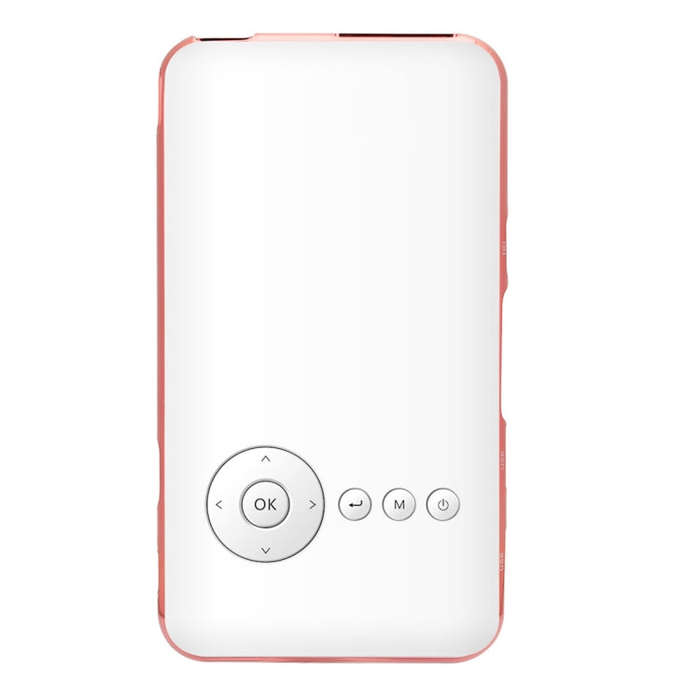 Wejoy DL-S6+ 1000 Lumens 854x480 Smart Mini Projector, RK3128 CPU, 1GB+32GB, Android 4.4, Bluetoo...