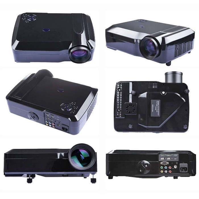 Wejoy L3 300ANSI Lumens 5.8 inch LCD Technology HD 1280*768 pixel Projector with Remote Control, ...