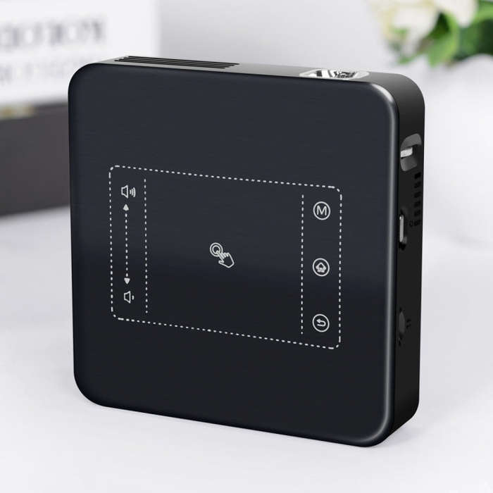 Wejoy DL-S10 120ANSI Lumens 854x480 Smart Mini Projector, RK3328 ARM Cortex-A53 Quad Core 1.5GHz ...