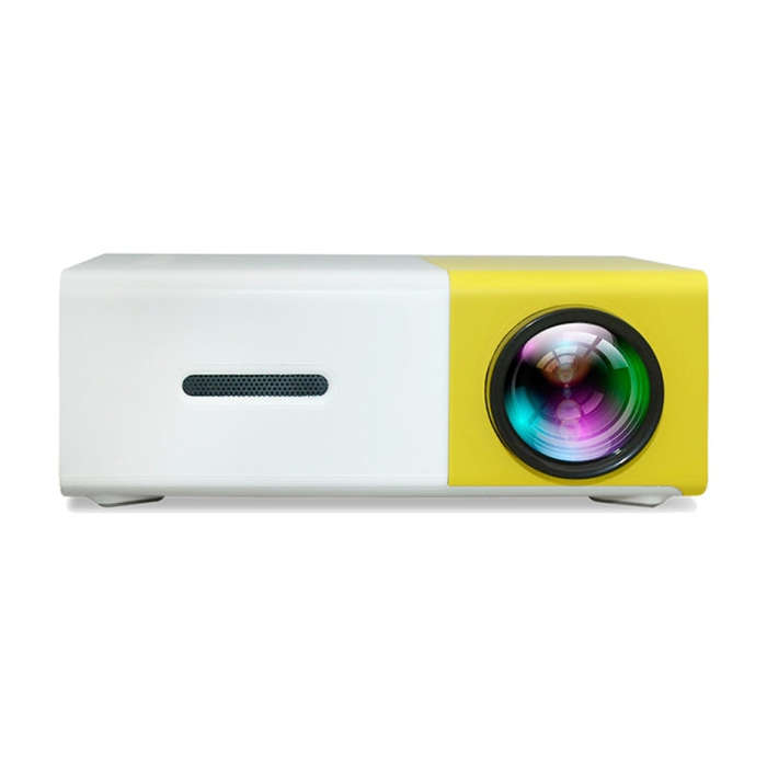 YG300 400LM Portable Mini Home Theater LED Projector with Remote Controller, Support HDMI, AV, SD...