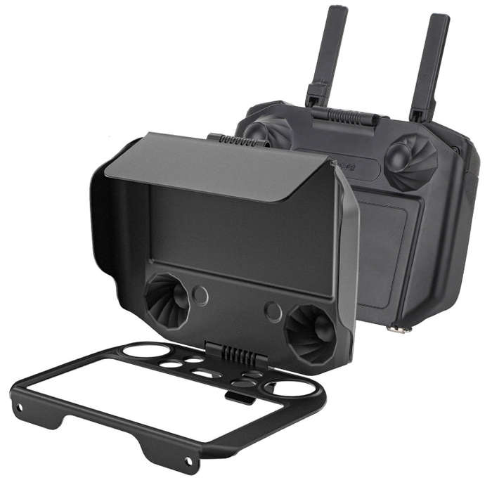 For DJI RC Pro Sunnylife 2 in 1 Controller Protector Sun Hood Screen Guard Monitor Sunshade Cover...