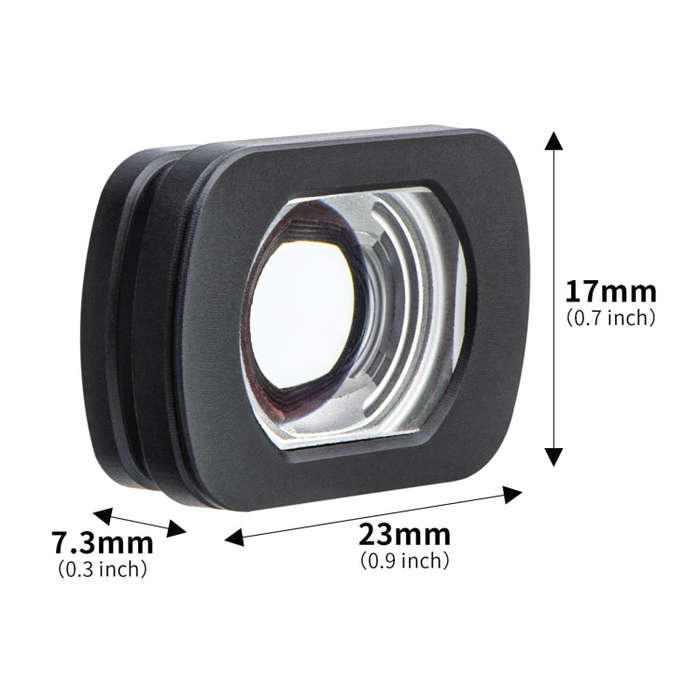 For DJI OSMO Pocket 3 STARTRC Drone Wide-Angle Lens Filter (Black)