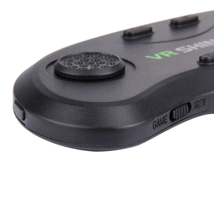 VR Shinecon 3D Movie Games Virtual Reality Glasses Bluetooth Remote Controller Gamepad(Black)