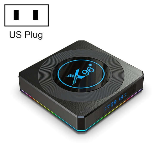 X96 X4 8K Smart TV BOX Android 11.0 Media Player with Remote Control, Amlogic S905X4 Quad Core AR...