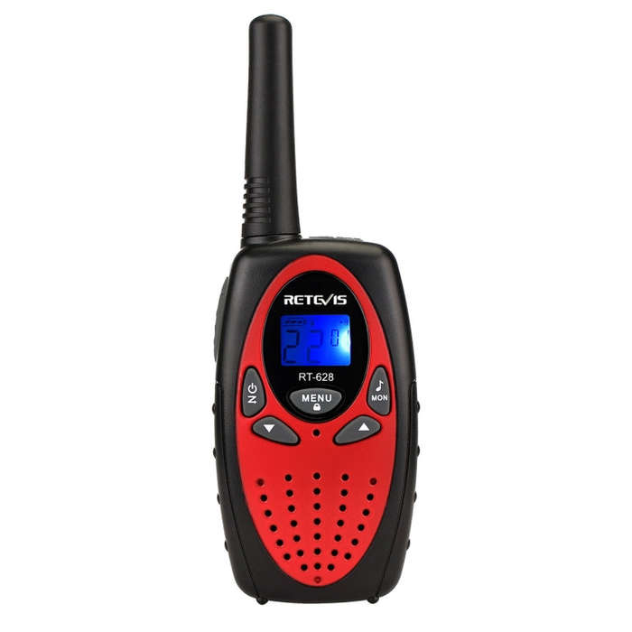 1 Pair RETEVIS RT628 0.5W EU Frequency 446MHz 8CHS Handheld Children Walkie Talkie(Red)
