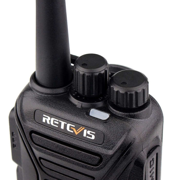 RETEVIS RT27 0.5W EU Frequency 446MHz 16CHS FRS Two Way Radio Handheld Walkie Talkie, EU Plug(Black)