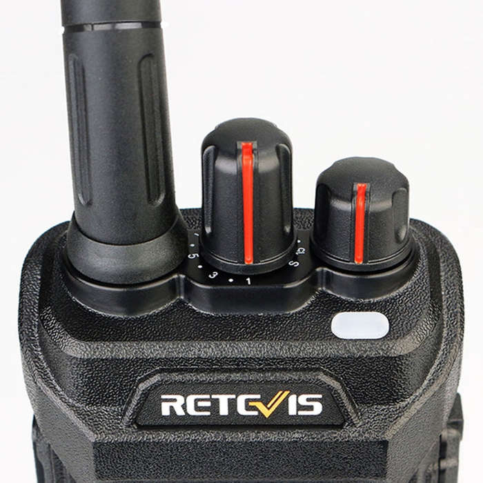 RETEVIS RT48 2W 16CHS Waterproof FRS Handheld Walkie Talkie, US Plug(Black)