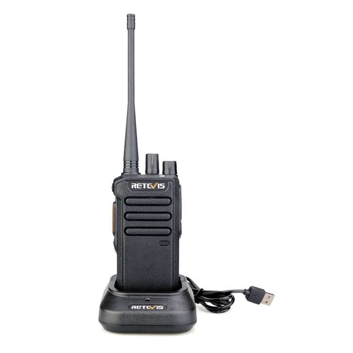 RETEVIS RT43 5W UHF 400-480MHz 32CHS DMR Digital Two Way Radio Handheld Walkie Talkie, US Plug(Bl...