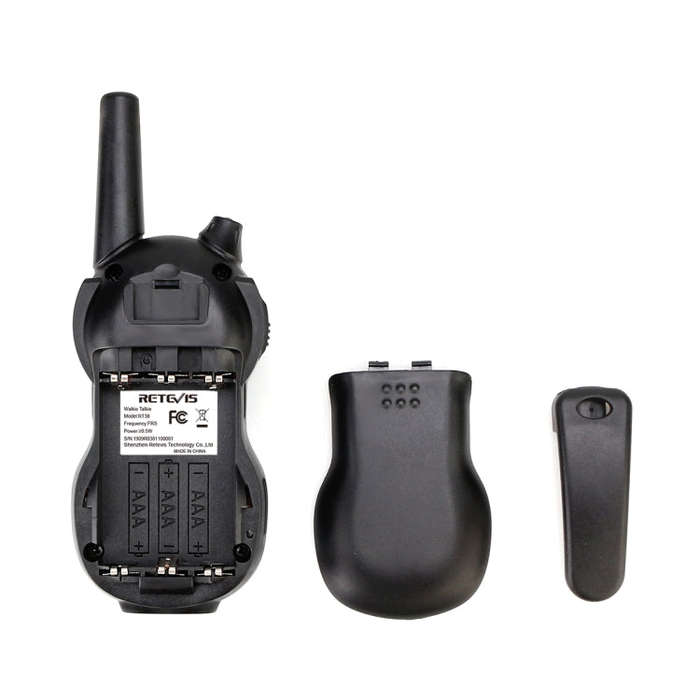 1 Pair RETEVIS RT38 US Frequency 22CHS FRS License-free Children Handheld Walkie Talkie(Blue)
