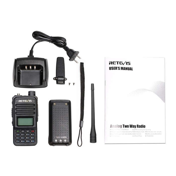 RETEVIS RT85 US Frequency 136.000-174.000MHz+400.000-470.000MHz 200CHS Dual Band Digital Two Way ...