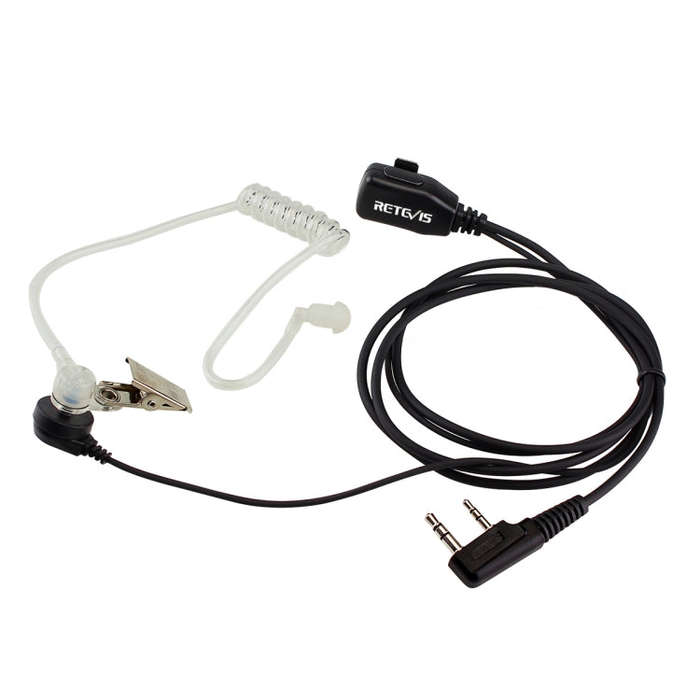 RETEVIS C9003 2 Pin PTT Speaker Microphone Acoustic Tube In-ear Earpiece