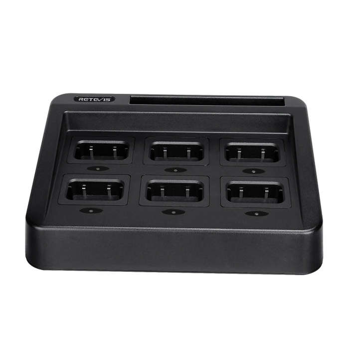 RETEVIS RTC48 Multi-function Interchangeable Slots Six-Way Walkie Talkie Charger for Retevis RT48...