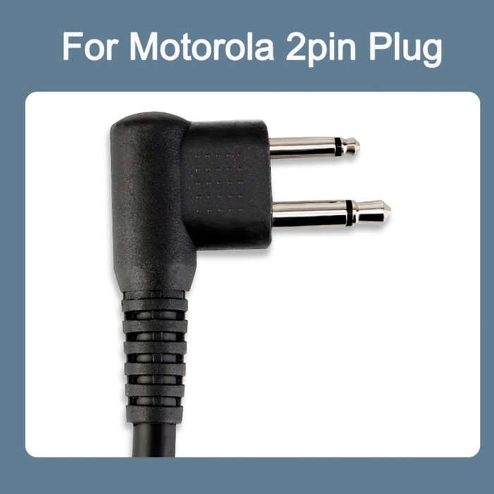 RETEVIS HM004 IPX5 Waterproof 2 Pin Motorcycle Speaker Microphone for Motorola GP68/GP88/GP300/ G...