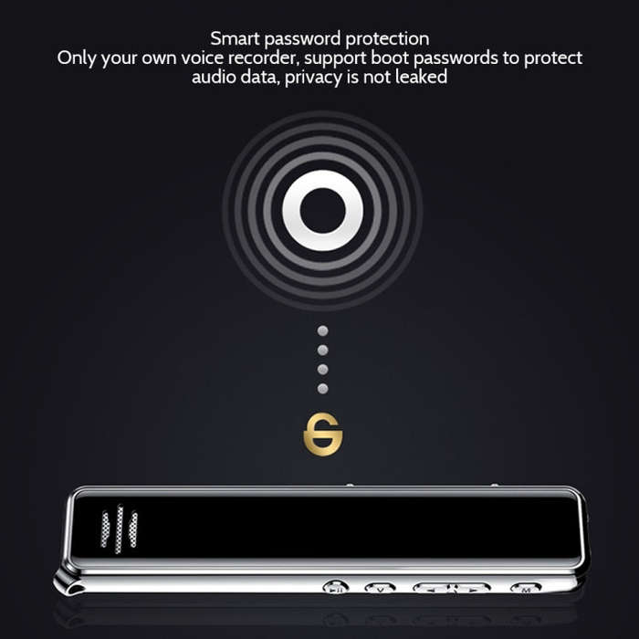 Q22 Multifunctional HD Noise Reduction Conference Recording Pen, Capacity:16GB(Black)