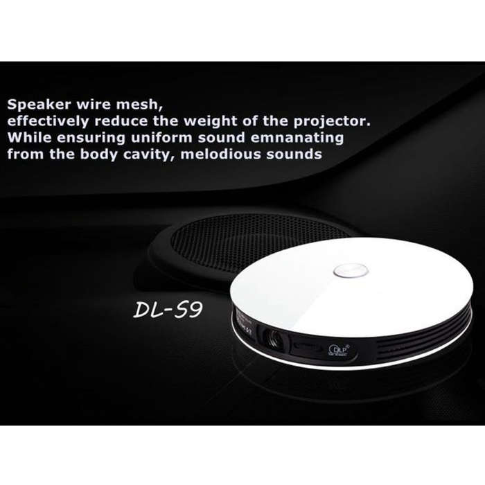 WEJOY DL-S9 1280x720P 300 Lumens Portable Home Theater LED HD Digital Projector, Android 6.0, 2G+...