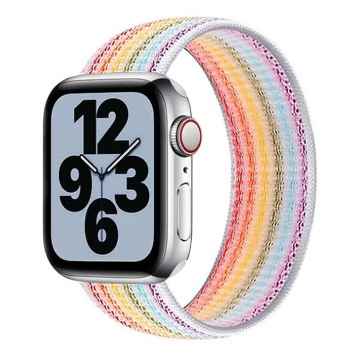 Single Lap Nylon Watch Band, Size: L 165mm For Apple Watch Ultra 49mm&Watch Ultra 2 49mm / Series...