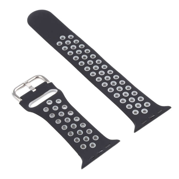 Silicone Watch Band + Protective Case with Screen Protector Set For Apple Watch Series 3 & 2 & 1 ...