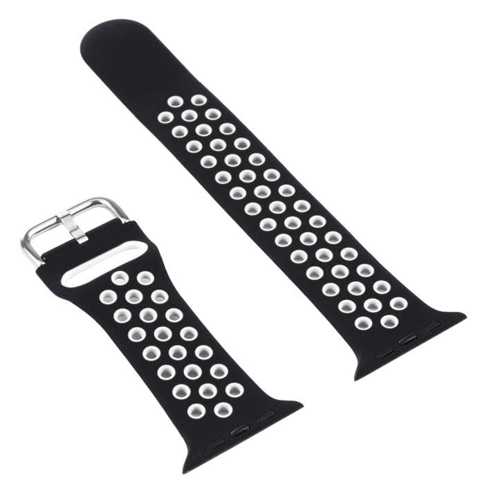 Silicone Watch Band + Protective Case with Screen Protector Set For Apple Watch Series 3 & 2 & 1 ...