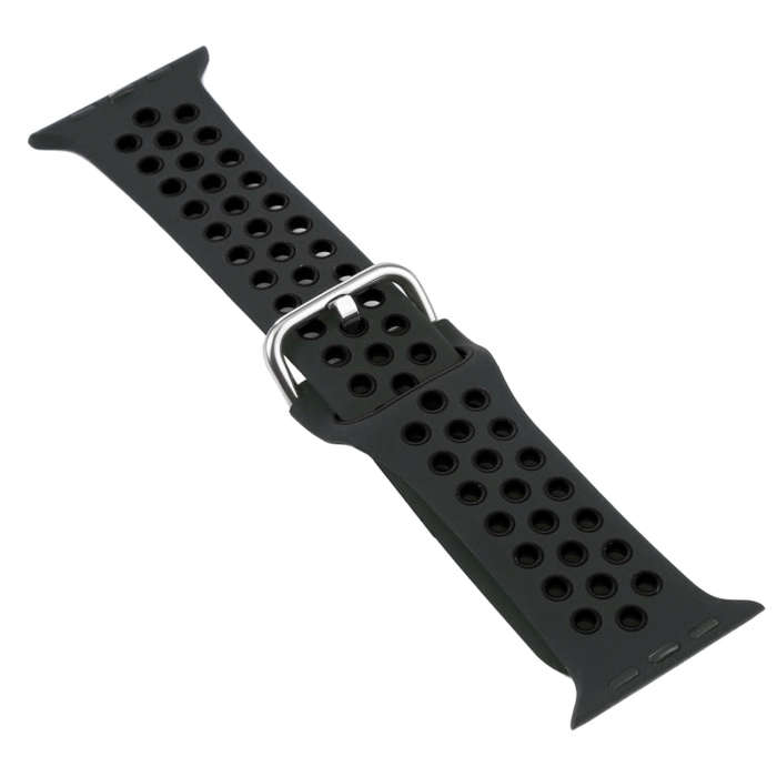 Silicone Watch Band + Protective Case with Screen Protector Set For Apple Watch Series 3 & 2 & 1 ...