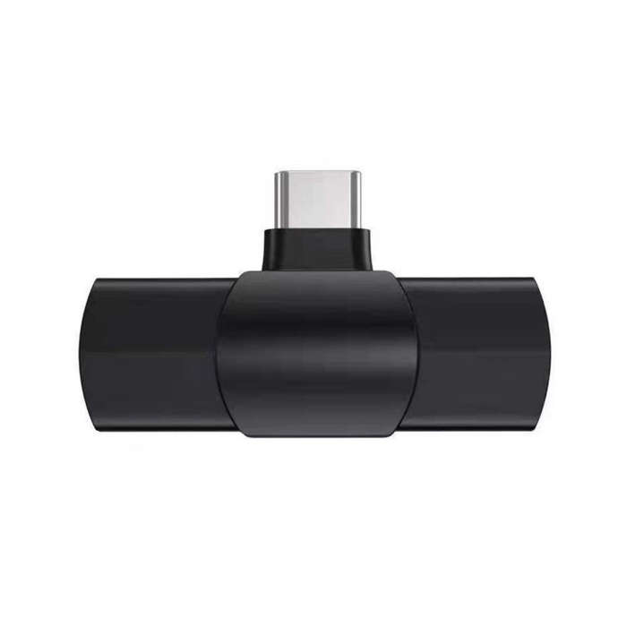 Type-C / USB-C Interface Mini Lavalier Microphone(Black)
