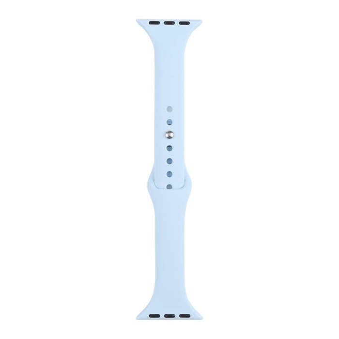 Slimming Silicone Watch Band For Apple Watch Series 9&8&7 41mm / SE 3&SE 2&6&SE&5&4 40mm / 3&2&1 ...