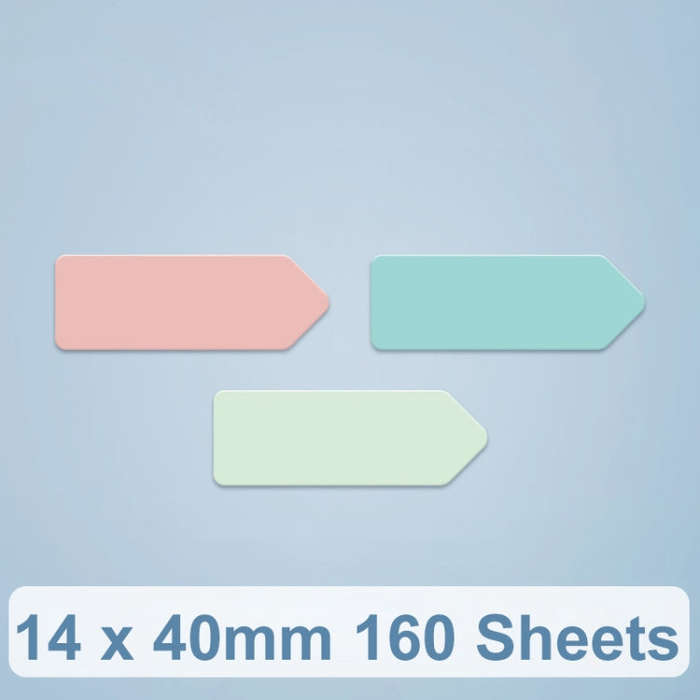 14 x 40mm 160 Sheets Thermal Printing Label Paper For NiiMbot D101 / D11(Arrow Direction)