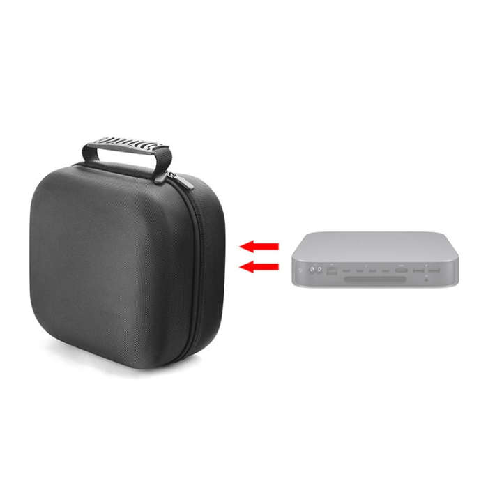 For Apple Mac mini M1 2020 Mini PC Protective Storage Bag(Black)