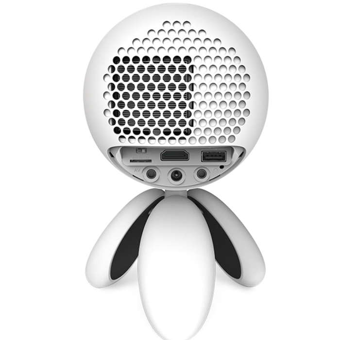 YG220 Same Screen Version Children Projector Mini LED Portable Home Speaker Projector, Plug Type:...