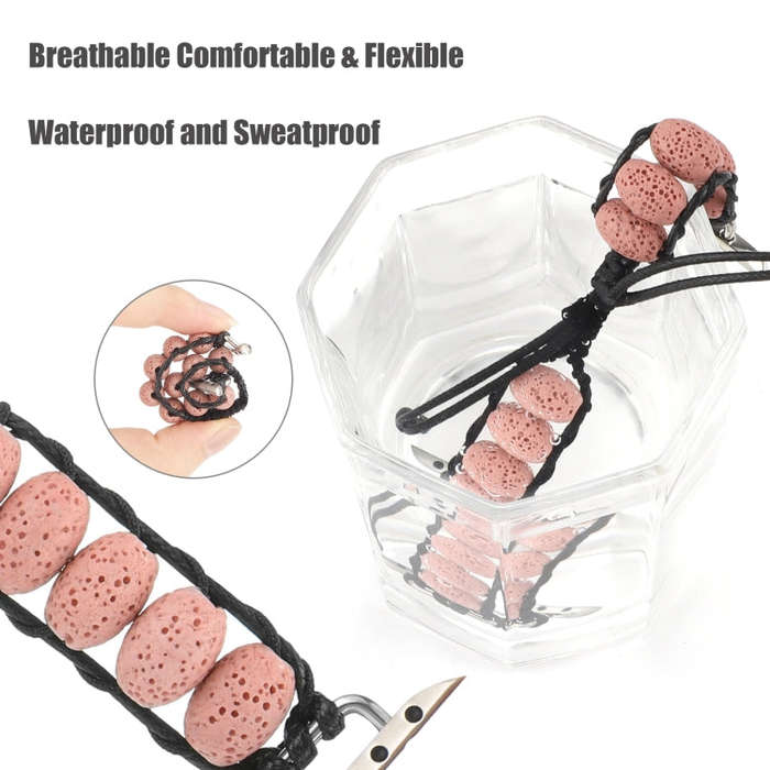 Volcanic Stone Watch Band For Apple Watch Series 9&8&7 41mm / SE 3&SE 2&6&SE&5&4 40mm / 3&2&1 38m...
