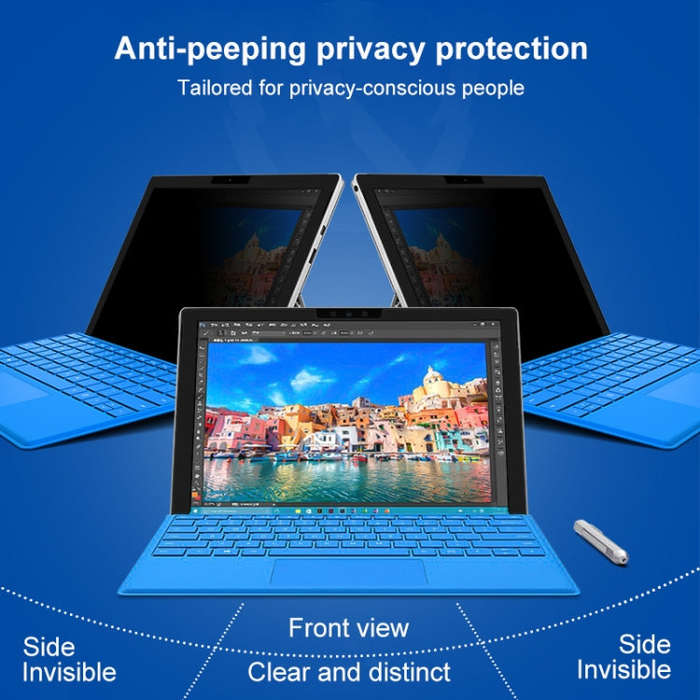 Laptop Frame Glue Anti-peeping Film For MicroSoft Surface Pro 8