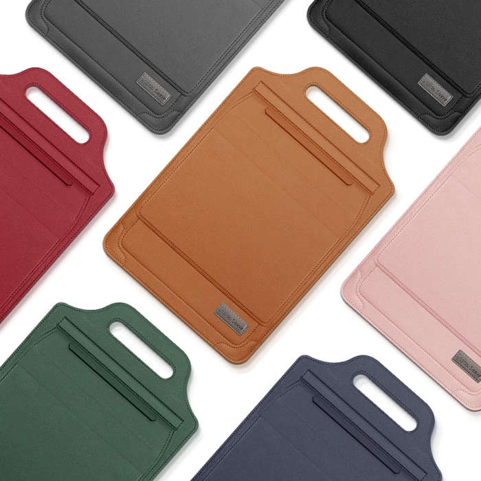 12 inch Multifunctional Mouse Pad Stand Handheld Laptop Bag(Green)
