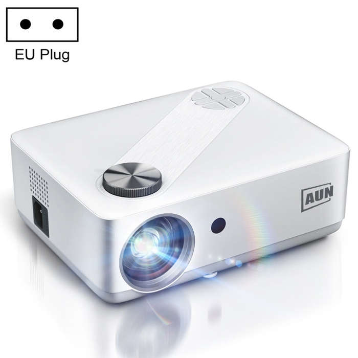 AUN AKEY8 1920x1080 6000 Lumens Portable Home Theater LED HD Digital Projector, Basic Version, EU...