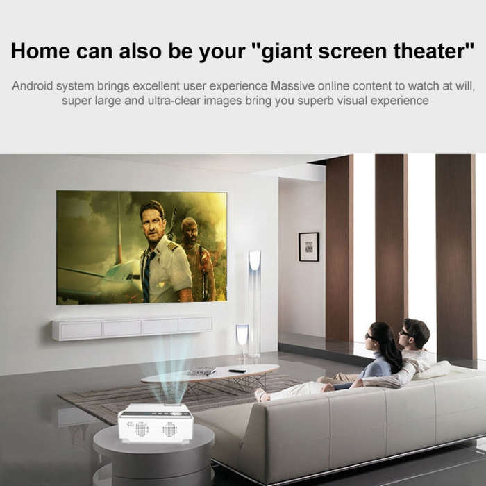 E460 1280x720P 120ANSI LCD LED Smart Projector, Basic Version, Plug Type:AU Plug