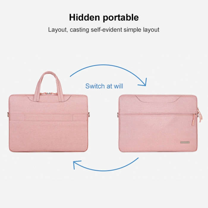 Handbag Laptop Bag Inner Bag with Shoulder Strap/Power Bag, Size:13.3 inch(Dark Blue)