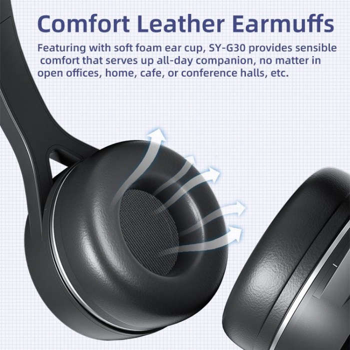 SOYTO SY-G30 Wired Noise Cancelling Ergonomic Gaming Headset, Interface:3.5mm(Grey Pink)